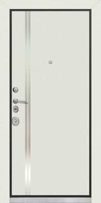 Входная белая металлическая дверь Lummix Optima STM-1